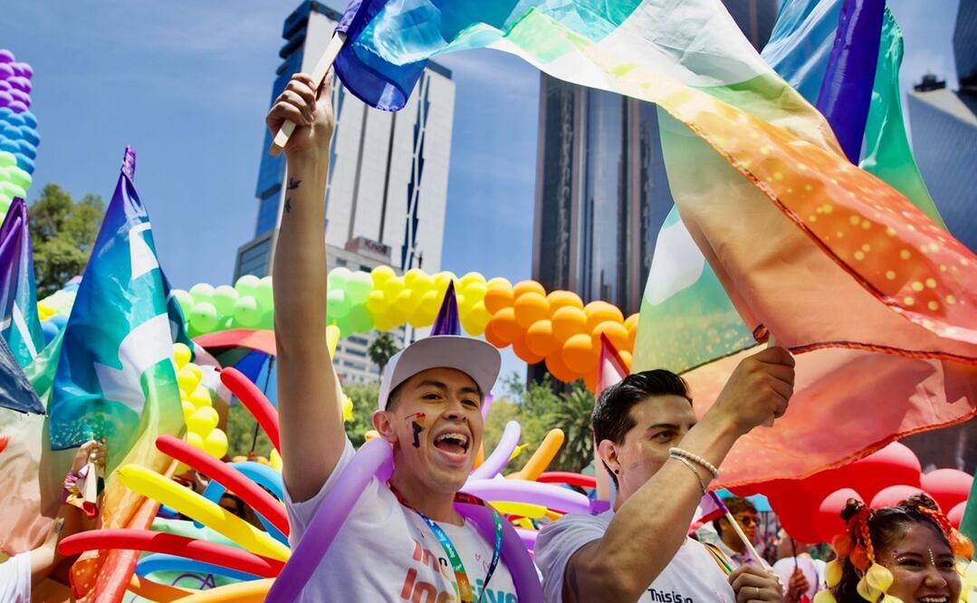 Marcha LGBT+ en la CDMX. Foto: Germán Espinosa / EL UNIVERSAL