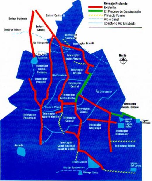 La gran serpiente que hay debajo de la Ciudad de México