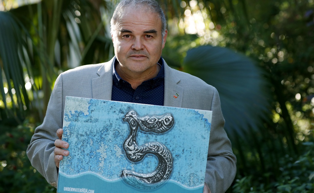 Artista alerta sobre el cambio climático