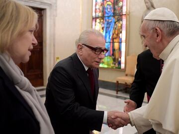 Martin Scorsese y el Papa Francisco se reúnen