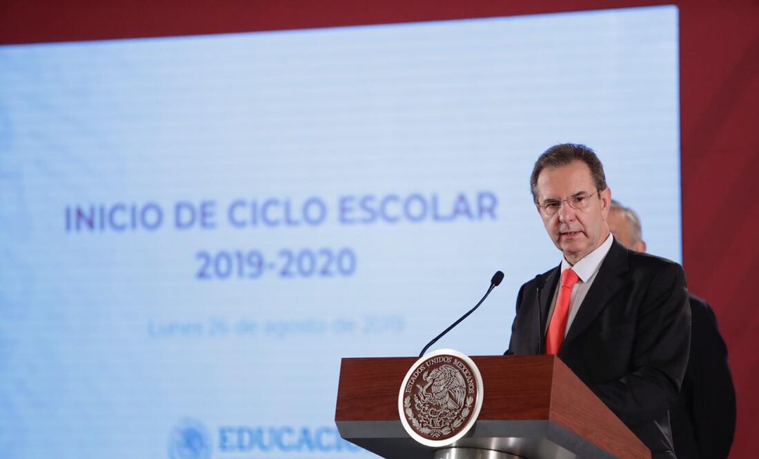 El secretario de Educación Pública, Esteban Moctezuma, Foto: Iván Stephens