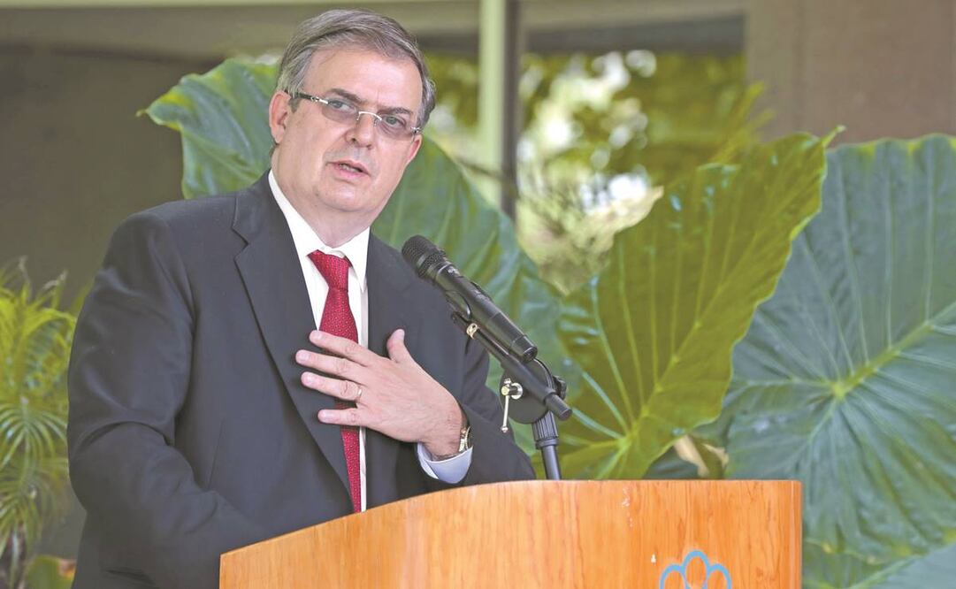 El canciller Marcelo Ebrard precisó que se tiene igualdad de circunstancias con naciones que buscan el antídoto. Foto: ADRIANA HERNÁNDEZ. EL UNIVERSAL