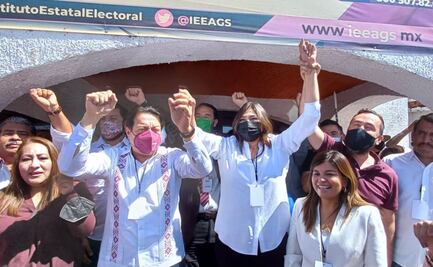 Nora Ruvalcaba se registra como candidata de Morena a la gubernatura de Aguascalientes