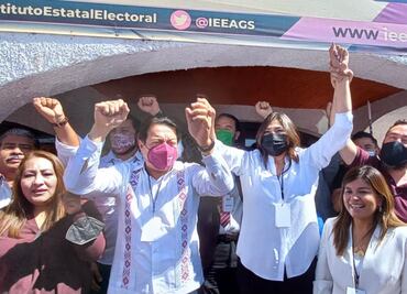 Nora Ruvalcaba se registra como candidata de Morena a la gubernatura de Aguascalientes