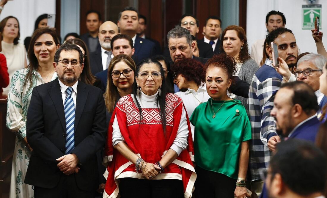 Nashieli Ramírez toma protesta como nueva contralora de la CDMX. Fotos: Berenice Fregoso El universal