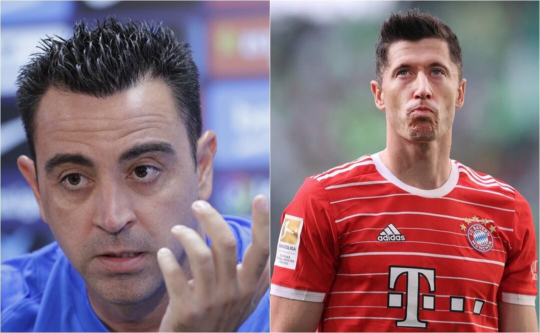 Xavi reconoce que Lewandowski es “una opción” para reforzar al Barcelona / FOTO: ESPECIAL