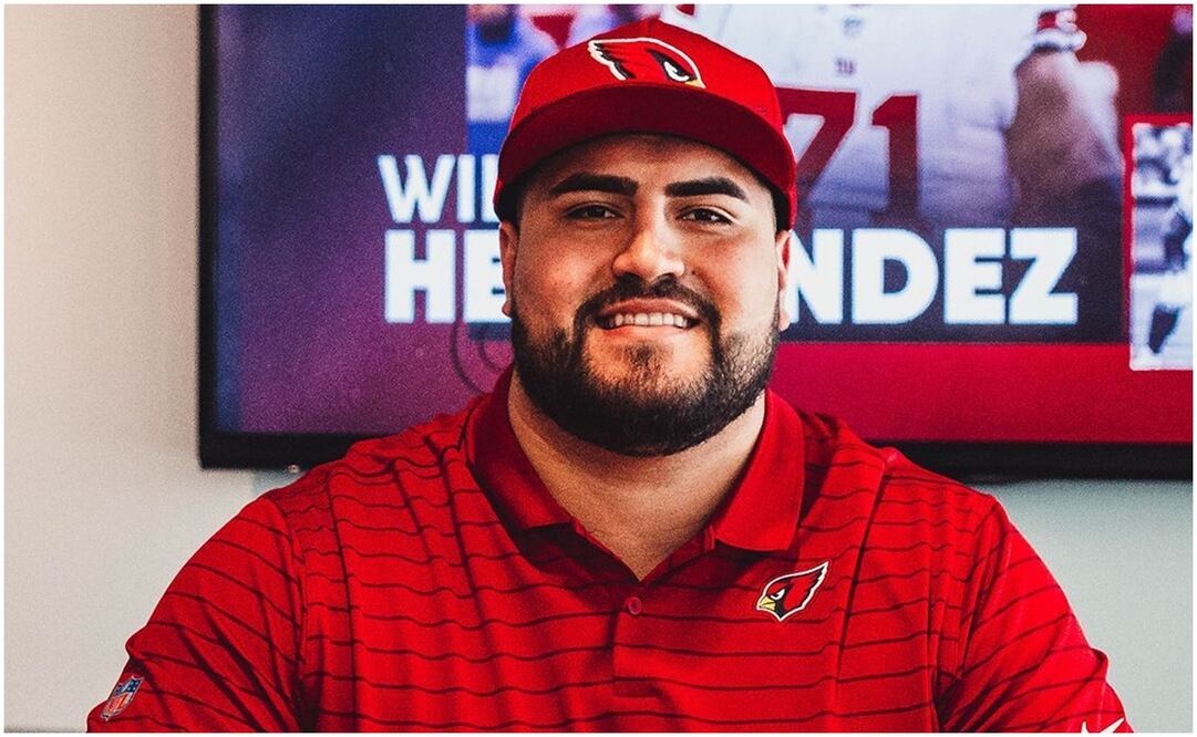 Will Hernández acepta emoción por jugar con los Cardinals en México, país de sus padres / FOTO: Twitter: @AZCardinals