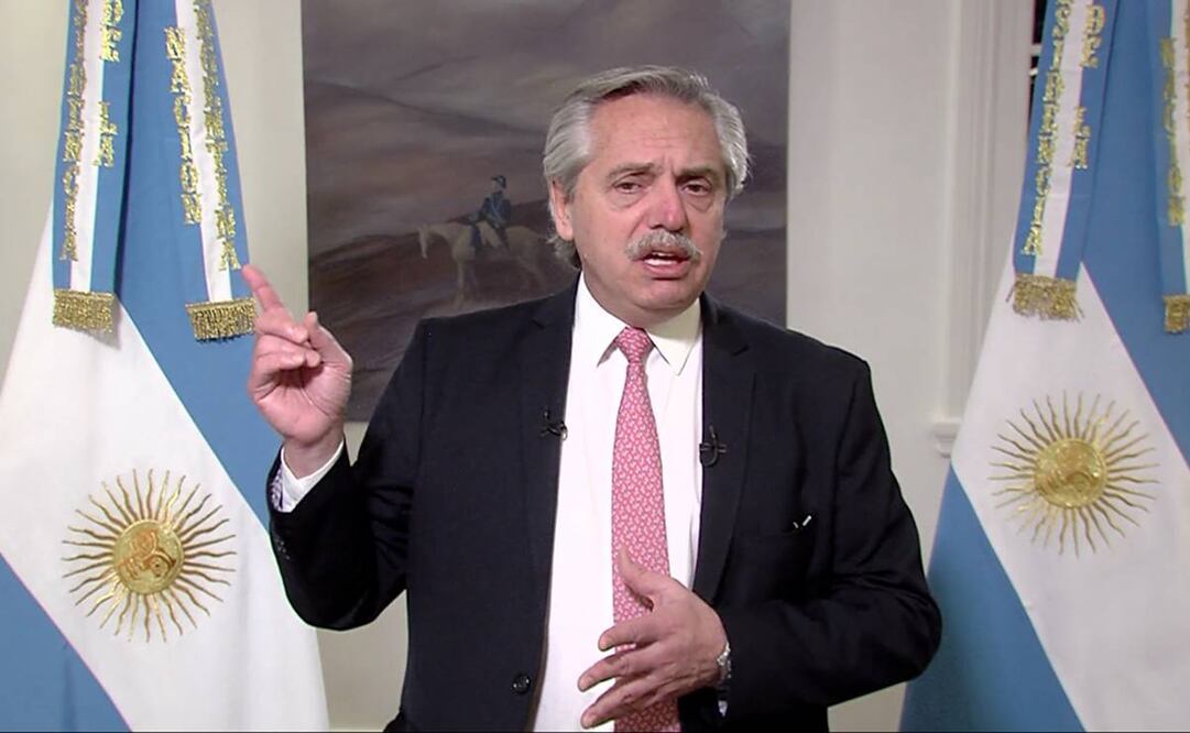 El presidente de Argentina, Alberto Fernández. Foto: Xinhua