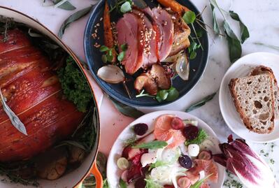 Prepara un jamón navideño con glaseado de maple y naranja