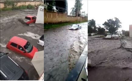 Tormenta causa desborde de canal e inunda Tlajomulco, en Jalisco 