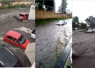 Tormenta causa desborde de canal e inunda Tlajomulco, en Jalisco