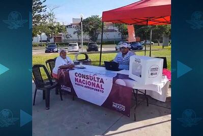 Así esperan a los ciudadanos en Tabasco en el segundo día de la consulta por el NAIM