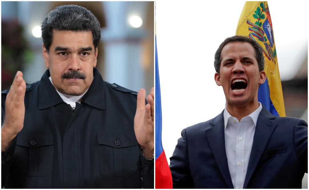 Maduro y Guaidó