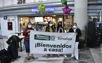 Regresa a Sinaloa personal del IMSS tras participar en Operativo Chapultepec contra Covid en la CDMX