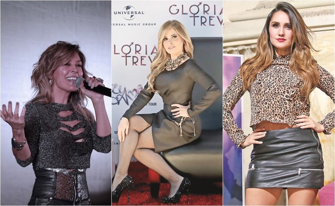 Fey, Gloria Trevi y Dulce María. Foto: Archivo / EL UNIVERSAL