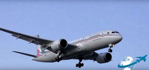 Avión presidencial sigue en pruebas