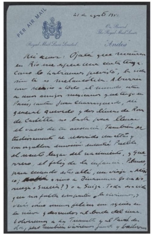 Cartas y poemas de amor entre Bioy y Elena