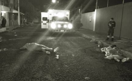 Matan a tiros a dos hombres en calles de Ecatepec