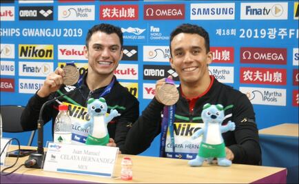 La redención de Castillo y Celaya; ganan bronce en los Mundiales de Natación