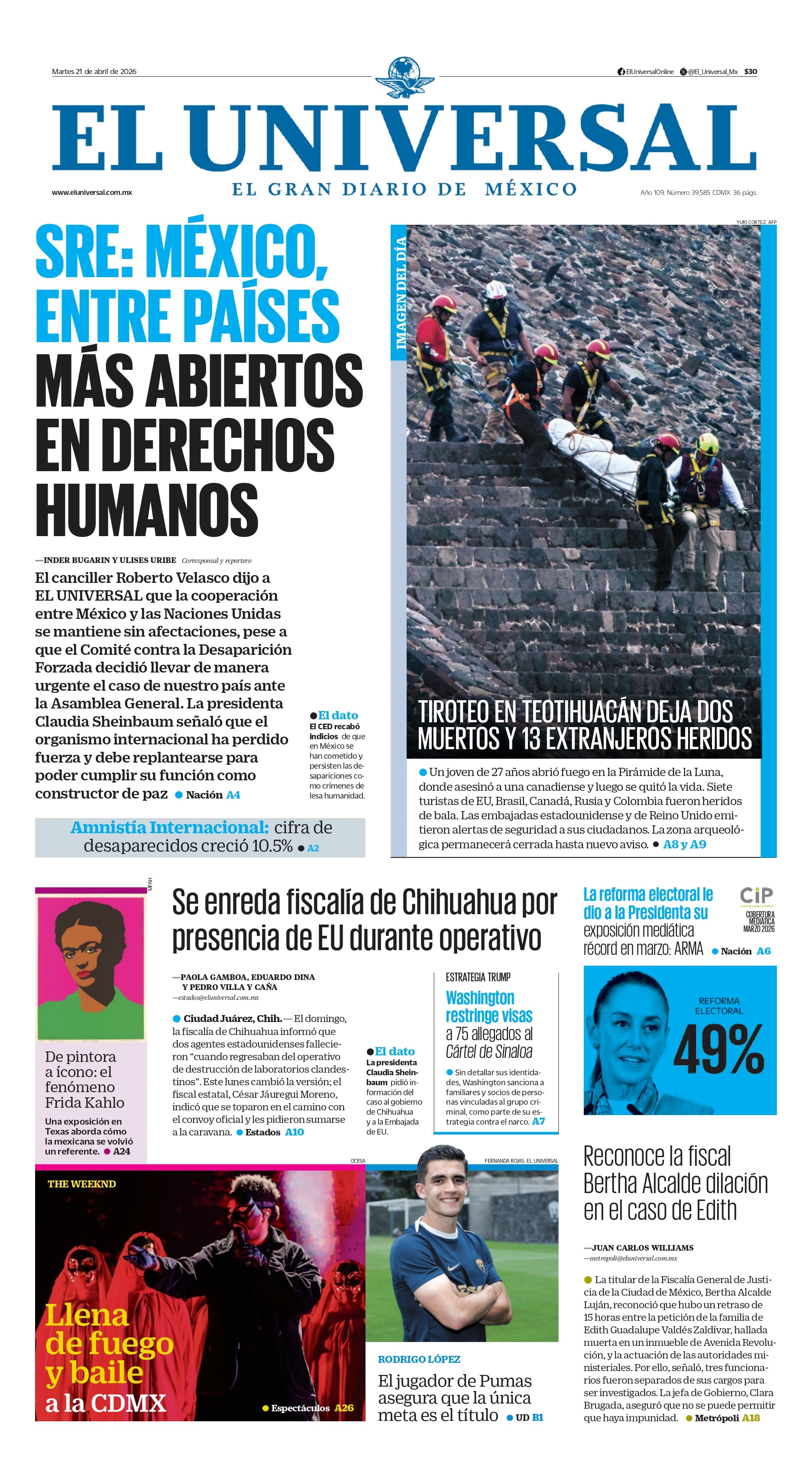 Portada impresa