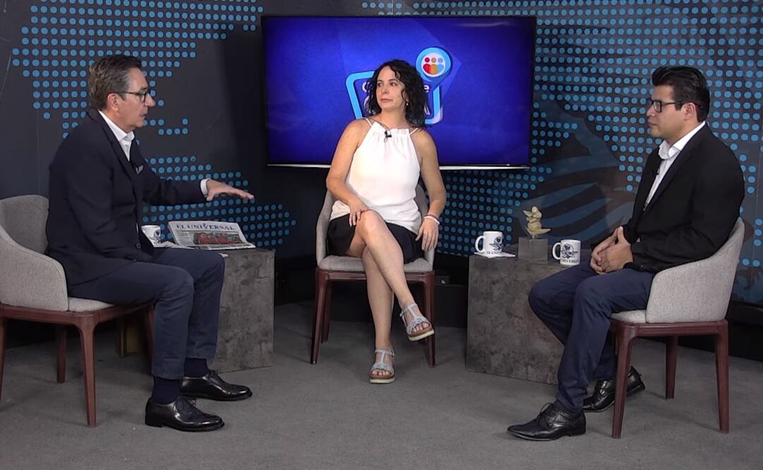 David Aponte, Maite Azuela y Armando Vargas en Con los de Casa. Foto: captura de pantalla