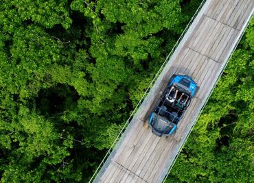 Tour en cuatrimoto, en el puente colgante de Puerto Vallarta
