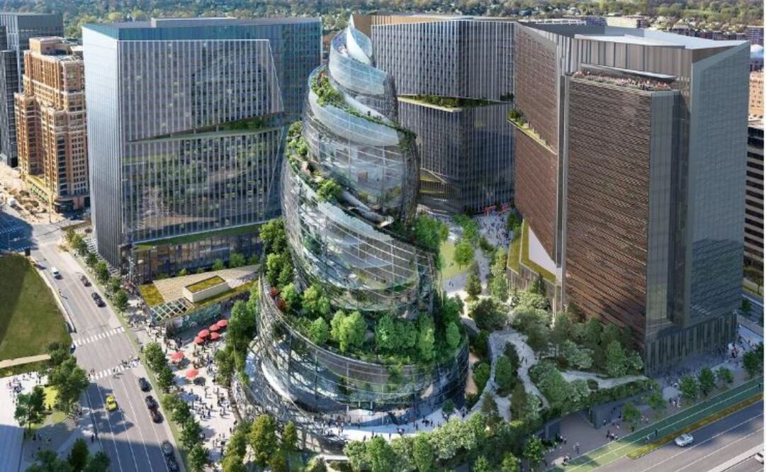 El edificio principal se llama Helix. Imagen NBBJ 