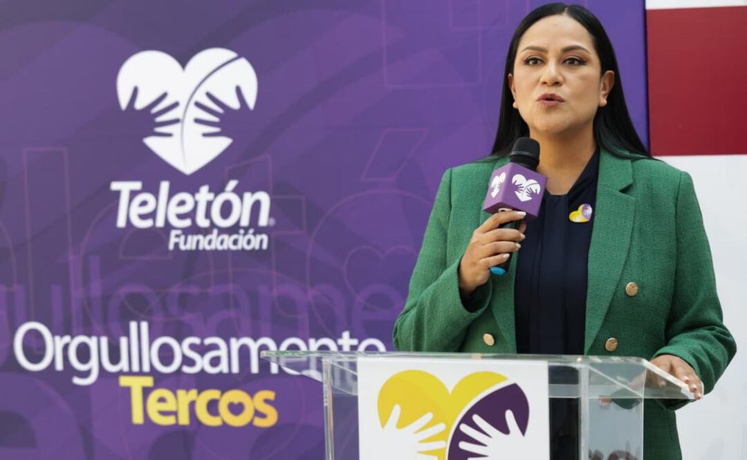 Ariadna Montiel, secretaria del Bienestar durante la inauguración del nuevo Centro de Inclusión y Bienestar Teletón en Lomas de Chapultepec, CDMX (03/12/2025). Foto: Carlos Mejía / EL UNIVERSAL
