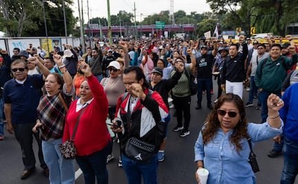 CNTE marcha rumbo al Estadio CDMX previo a la inauguración del Mundial; esta es la ruta que tomarán los docentes