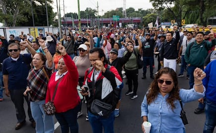 CNTE marcha rumbo al Estadio CDMX previo a la inauguración del Mundial; esta es la ruta que tomarán los docentes