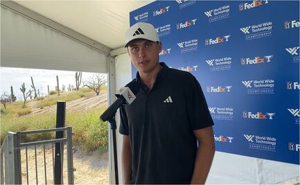 Ludvig Aberg no siente presión por ser el favorito en el World Wide Technology Championship