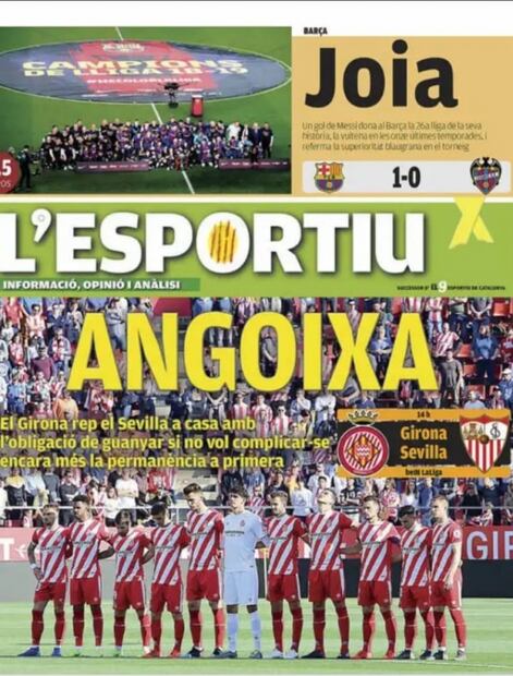 Lionel Messi brilla en las portadas tras el título del Barcelona