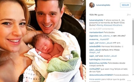 Michael Bublé se convierte otra vez en papá