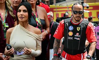 Kim Kardashian, pareja de Lewis Hamilton, se roba la atención en el GP de Mónaco