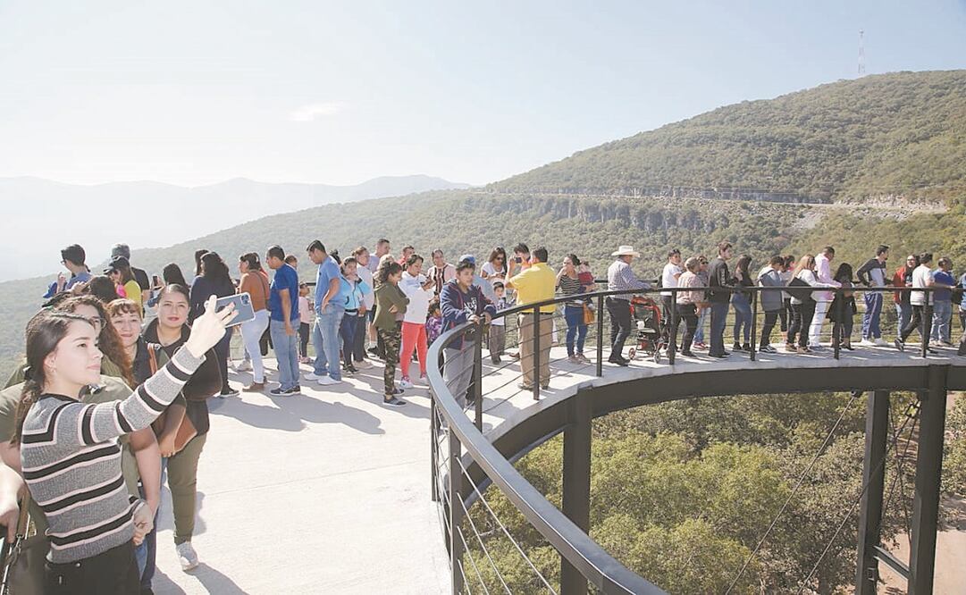 La infraestructura permite a los visitantes apreciar mejor los paisajes y recorrer el lugar con seguridad y tranquilidad. Foto: ESPECIAL