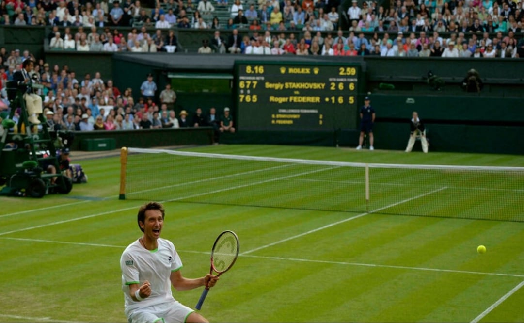 El ucraniano llegó a derrotar en Roger Federer - FOTO: AFP