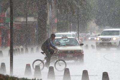 Prevén martes con tormentas fuertes y granizo en CDMX