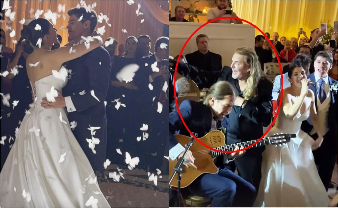 Boda de Karla Vallín y Rolando Orozco.
Fotos: Instagram