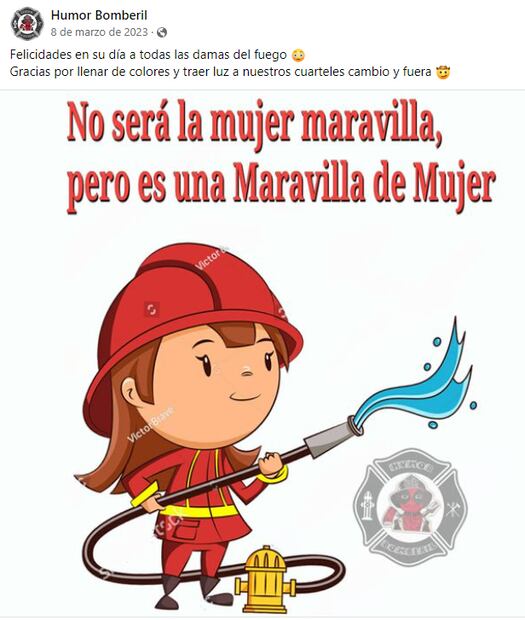 Las bomberas son un elemento importante y parte esencial del mundo actual. Foto: Redes Sociales