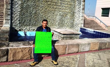 Papá de acusado por triple homicidio en Uruapan inicia huelga de hambre