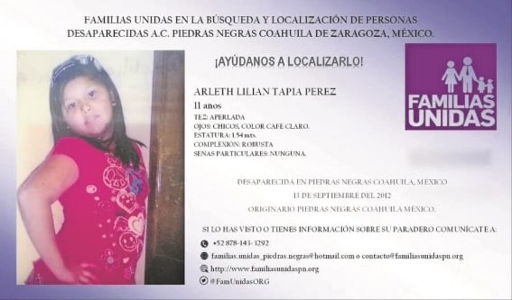 "Soy la madre, abuela y esposa de 11 desaparecidos"