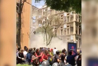 Así fue el sismo en el Tec de Monterrey