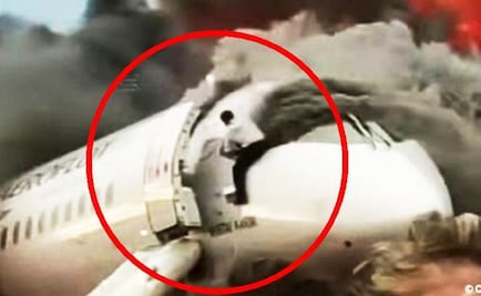 Copiloto de avión incendiado en Rusia arriesgó su vida para salvar pasajeros