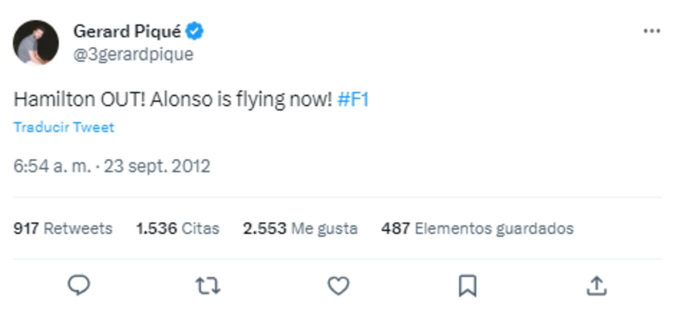 Tuit de Gerard Piqué