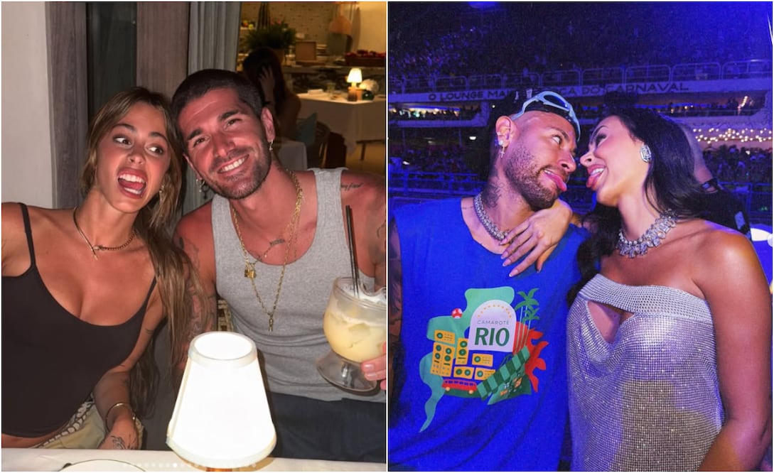 Tini Stoessel y Rodrigo De Paul, y Bruna Biancardi y Neymar.
Fotos: Instagram, vía @brunabiancardi & @tinistoessel