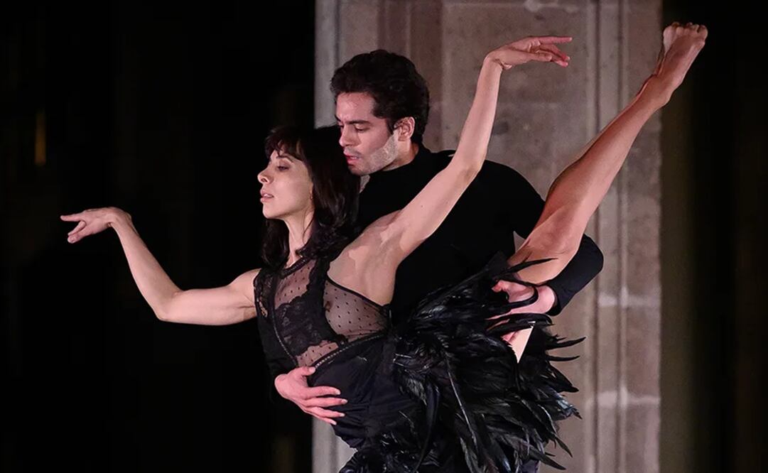 Aspectos de la obra que se presenta en Chapultepéc, "Cisne negro". Foto: Página oficial de  La Infinita Compañía.