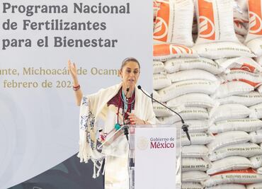 Alistan un millón de toneladas de fertilizantes gratuitos para campesinos; buscan aumentar producción de maíz y frijol