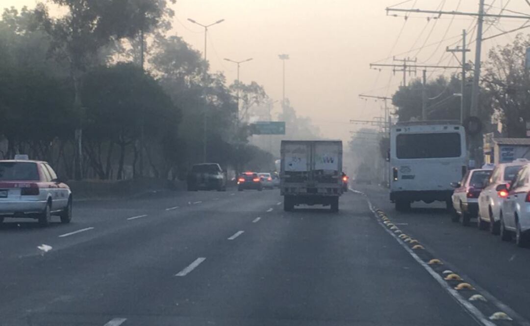 El usuario de Twitter @Capitan_Oski nos permitió usar esta imagen, en la que se ve la calidad del aire en el Eje Central