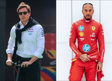 Toto Wolff confesó lo que le dijo a Hamilton tras su llegada a Ferrari; ve "un divorcio amistoso"