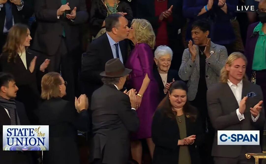 Foto: Tomada del discurso State of the Union de Joe Biden, transmitido por la Casa Blanca